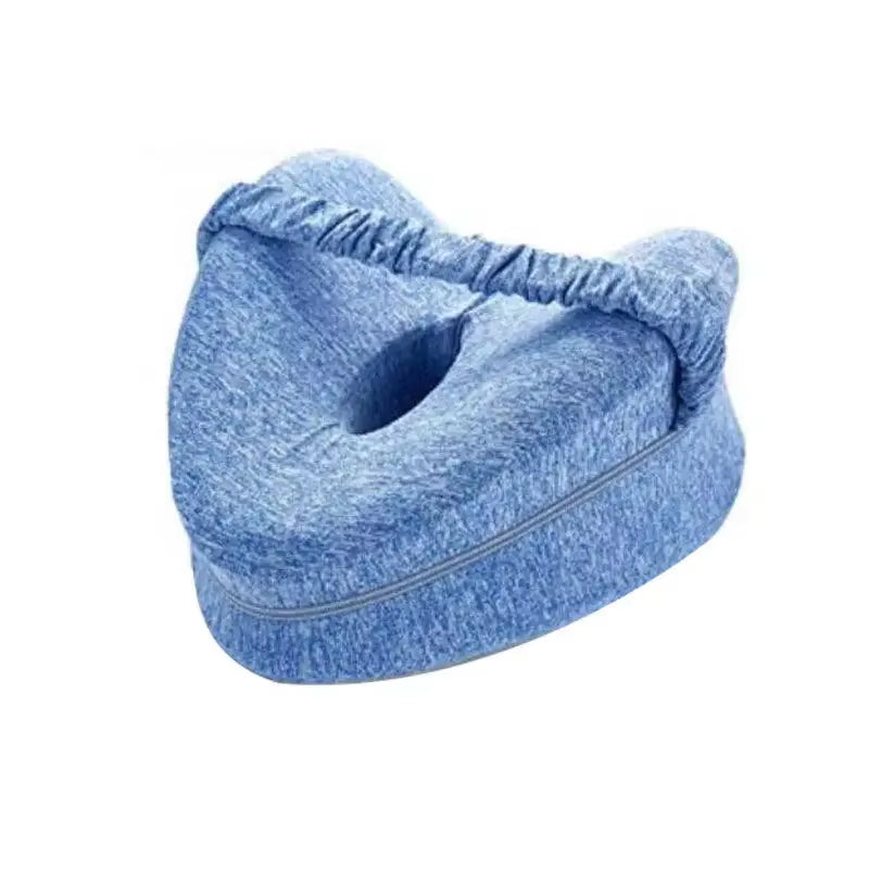Memory Cotton Leg Pillow Hollow Heart Pregnancy Side Sleeper Sciatica Orthopedic Sciatica Back Hip Relief Pillow for Bed, Sofa