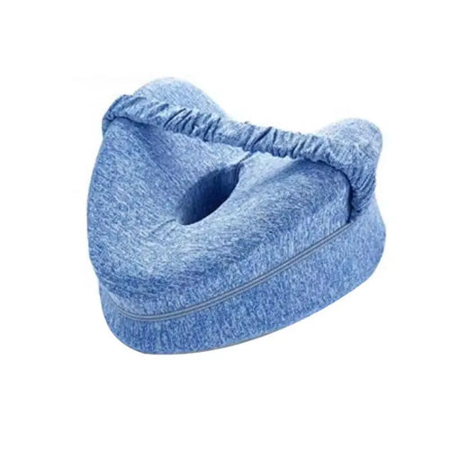 Memory Cotton Leg Pillow Hollow Heart Pregnancy Side Sleeper Sciatica Orthopedic Sciatica Back Hip Relief Pillow for Bed, Sofa
